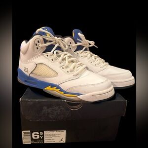 Air Jordan 5 Retro (GS) “Laney” (2013) in size 6.5Y (fits Women’s ~8).